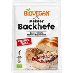 Biovegan Meister Backhefe bio (3er Pack)