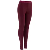 Devold EXPEDITION MERINO SILK Lange Damen Funktionsunterhose Rot L