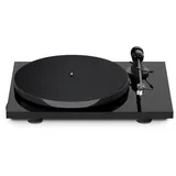 Pro-Ject E1 Phono, Audio-Plattenspieler mit Riemenantrieb Schwarz)