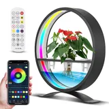 Zimmerbrunnen Mit Rgb-led-beleuchtung Und App-fernbedienung, 1/2/3/4-stunden-timer (hydroponik/wohnzimmerdekoration)