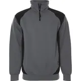 Fristads Sweatshirt Grau/Schwarz L
