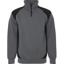 Fristads Sweatshirt 7048 GSM - Grau/Schwarz/L 300511-896-L