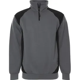 Fristads Sweatshirt 7048 GSM - Grau/Schwarz/L 300511-896-L