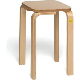 Erzi Hocker Formholz 38 x 38 x 38 cm Natur