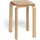 Erzi Hocker Formholz 38 x 38 x 38 cm Natur