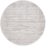 carpetfine Teppich »Ava Viskoseteppich«, rund, 13 mm Höhe, Seidenoptik, leichter Glanz, Wohnzimmer beige