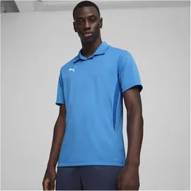 Puma teamGOAL Poloshirt Herren 02 electric blue lemonade/white/team royal M
