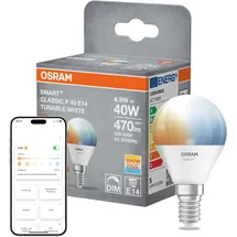 Osram LED-Lampe E14 4,9 W dimmbar warmweiß