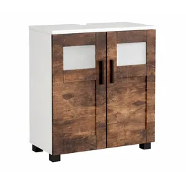 VCM Holz Badschrank Badunterschrank Waschbecken Nilari