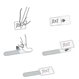 Label the Cable Label-the-cable LTC MINI TAGS schwarz