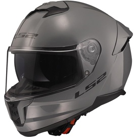 LS2 FF808 Stream II Solid, Helm grau Größe M