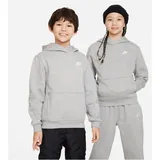 Nike Sportswear Club Fleece Hoodie Kinder Dark Grey Heather/White XS