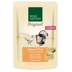 REAL NATURE Original Adult 12x85g Huhn mit Pute, in Sauce