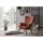 SalesFever Relaxsessel SALESFEVER Polyester 80 x 92 x 99 cm rosa (kupfer) mit Zierknöpfen