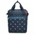 Gepäckträgertasche mixed dots blau