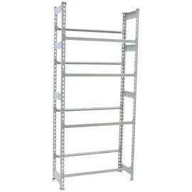 Simonrack Getränkekistenregal 80 x 30 x 200 cm Grau