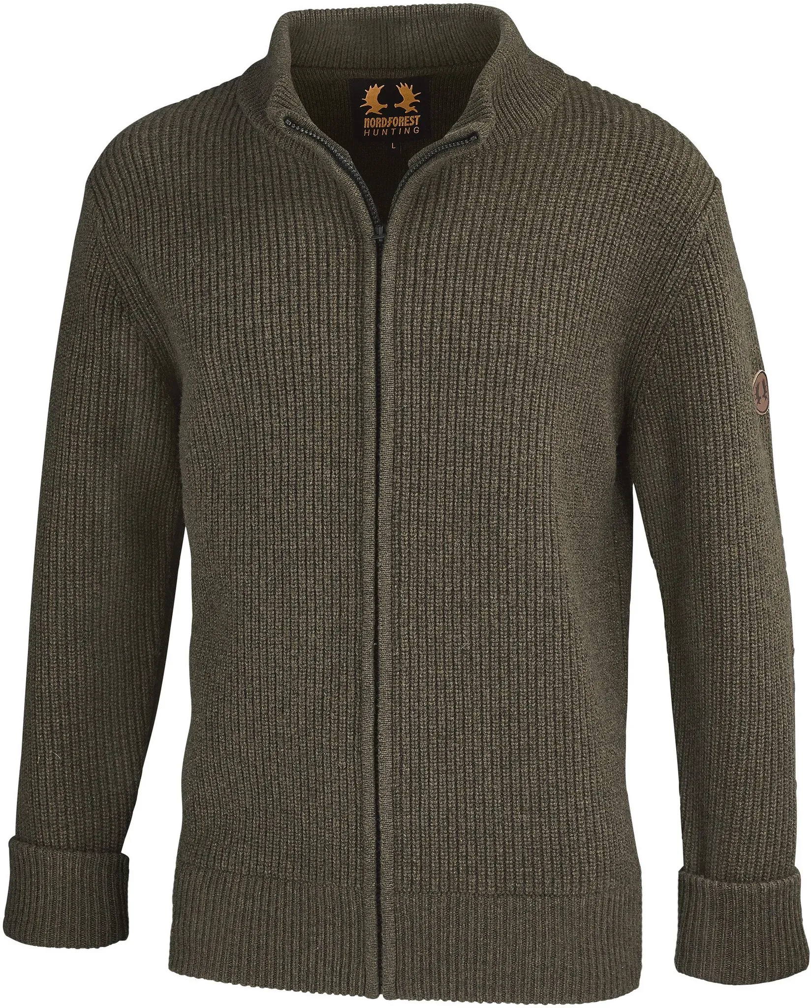 Nordforest Hunting Strickjacke Vardo, brown, S