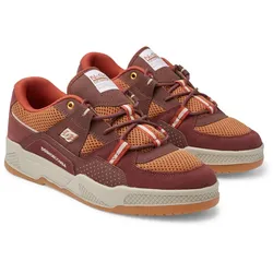 Sneaker DC SHOES "Construct", Gr. 11,5(45), braun (braun, braun, braun), Leather, Schuhe