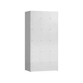 Classix Schließfachschrank lichtgrau X-520530, 15 Schließfächer 87,0 x 50,0 x 180,0 cm