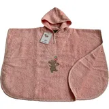 ROSS Badeponcho KIDSLINE, Kurzform, Frottier, 100 % Baumwolle rosa