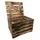 Buri Holzkiste 50 x 41 x 34 cm 1-tlg. natur geflammt