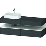 Duravit Waschtischunterschrank wandhängend „Qatego“ 160 × 60 × 55 cm