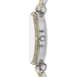 Fossil Carlie Damen, 28MM Zweifarbige Edelstahluhr, ES5438