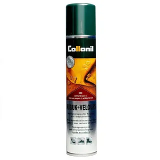 Collonil Nubuk + Velours Spray mittelbraun 200 ml – Imprägnierspray Schuhcreme Pflegeprodukte braun