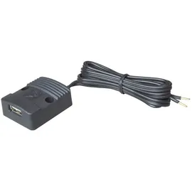 ProCar Flache Power USB Steckdose 12-24V/DC 3A Belastbarkeit Strom max.=3 A Passend für (Details) USB A Power USB Steckdose 12 V zu 5 V, 24 V zu 5 V