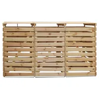 Promadino Mülltonnenbox Vario V", (Holz, Natur, Geeignet für 3