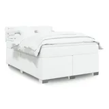vidaXL Boxspringbett 140 x 200 cm Weiß