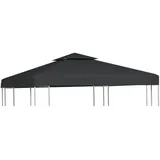 vidaXL Pavillon-Ersatzdach 310 g/m2 3 x 3 m Dunkelgrau