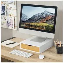 [en.casa] Schubladenbox Vieremä 9 x 30 x 31 cm Weiß
