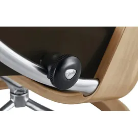 Stressless Relaxsessel Leder 78 x 97 x 70 cm Braun mit Hocker
