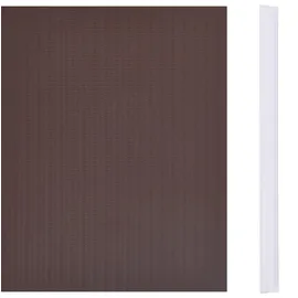 vidaXL Sichtschutz 70 x 19 cm Braun PVC
