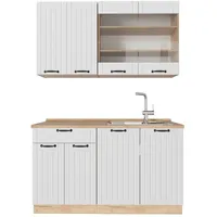 Vicco Singleküche Fame-Line 140 x 81,6 x 60 cm