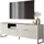 inn.furn Morena TV-Lowboard 185 cm Beige/Schwarz