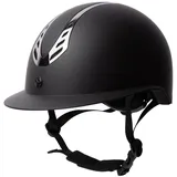 Horze Damen Reithelm Celeste, Reiterhelm Damen, Zertifiziert nach EN 1384:2023, Schwarz, 58-60