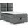 4mybaby GmbH Best for Home Boxspringbett mit Bettkasten Trinity K2-SINGLE 70x200 Bonellfederkern inkl. Topper – Graphit - Grau