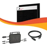 Balkonkraftwerk 890W – 2x Hanover Solar 445Wp-Solarmodule + Marstek-Wechselrichter 800W
