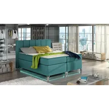 aea Luxus Designer Polsterbett 180 x 200 cm Blau