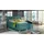 aea Luxus Designer Polsterbett 180 x 200 cm Blau