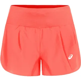 Asics Road 3.5IN Laufshorts Damen - orange, Größe L