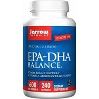 Jarrow Formulas EPA-DHA Balance Omega-3 600 mg Softgels 240 St.