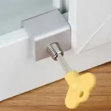 8-teiliges Sicherheitsschloss-set Für Schiebefenster, Fensterstopper Mit Schlüsseln, Sicherheitsschloss Für Fensterrahmen Aus Aluminiumlegierung - Crezuo
