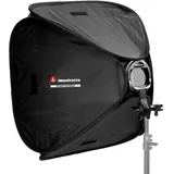 Manfrotto Ezybox Hotshoe 76x76 cm) Diffusorfenster - Black