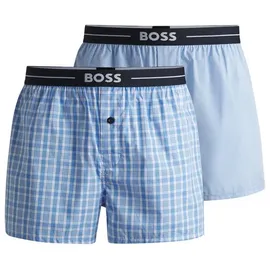 Boss Herren Pyjama-Shorts Boxer EW 2er-Pack,