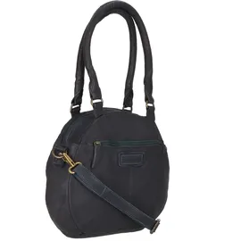 GREENLAND Femi & Nine Schultertasche Leder Navy