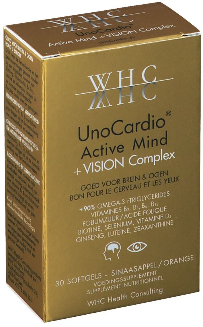 WHC UnoCardio® Active Mind + Vision Complex 30 pc(s) capsule(s)