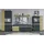 Quartier Vitrine Luci 91 x 40 x 146 cm Grau